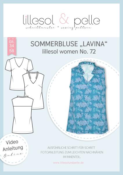 Schnittmustertitelbild  Sommerbluse Lavina lillesol women No. 72